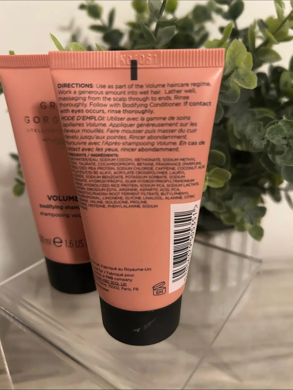 Grow Gorgeous Volume Bodifying Shampoo - Pink (50 ml) NEW